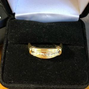 10K Yellow Gold (not plated) MOM ring
